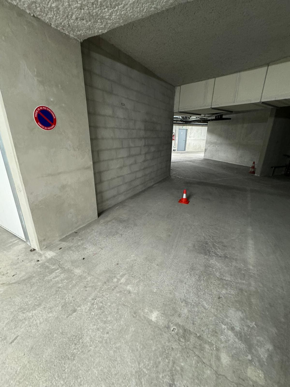 Underground parking garage